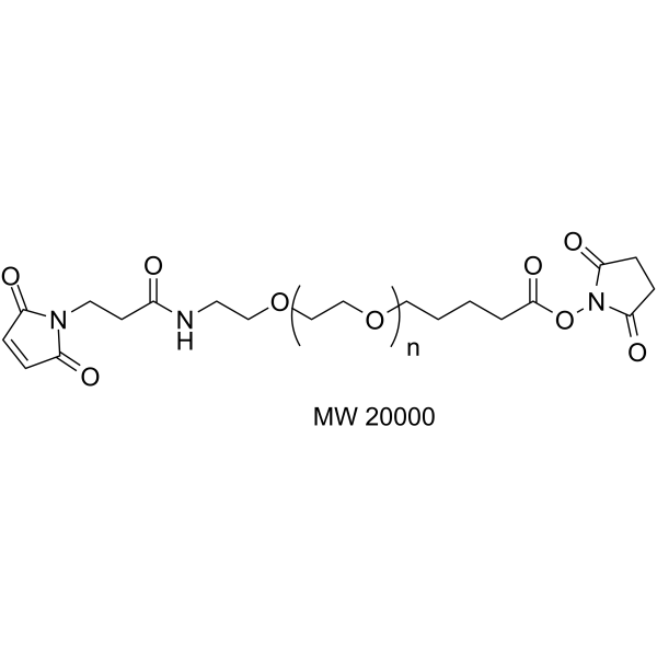 Mal-PEG-Succinimidyl Valerate (MW 20000)